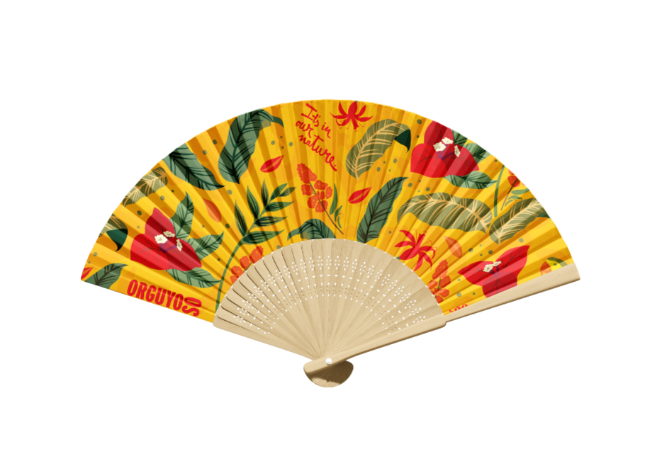 Kibrahacha Bamboo Hand Fan