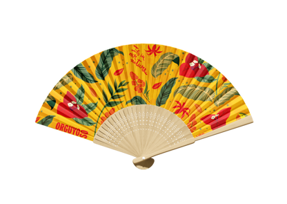 Kibrahacha Bamboo Hand Fan